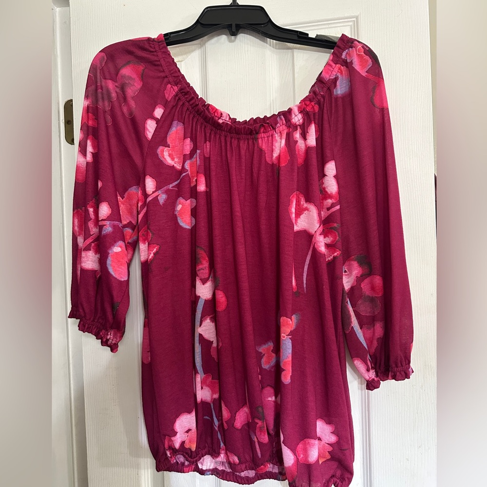Floral Women's Top - Pink ANA Brand